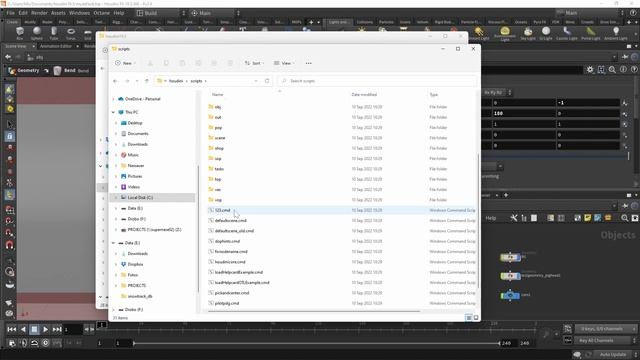 Setting Up A Default Scene In Houdini смотреть онлайн