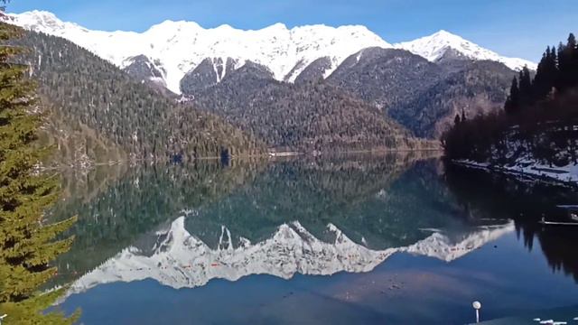 Озеро Рица, Абхазия. 1 февраля 2021 смотреть онлайн