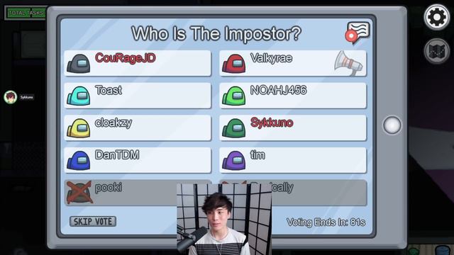 Sykkuno attempts to hide a pile of bodies.. Among Us смотреть онлайн