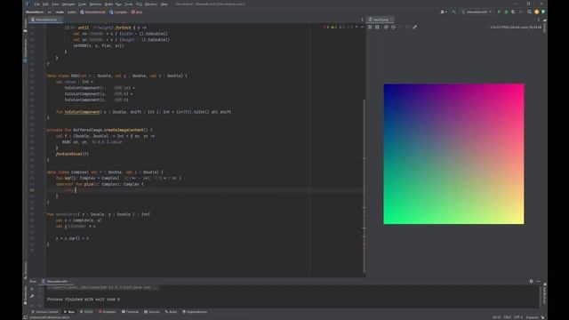 Mandelbrot fractal in Kotlin. смотреть онлайн