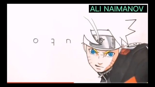 Как нарисовать NARUTO из слова наруто.!? Наруто суретін калай наруто созінен салуга болады смотреть онлайн