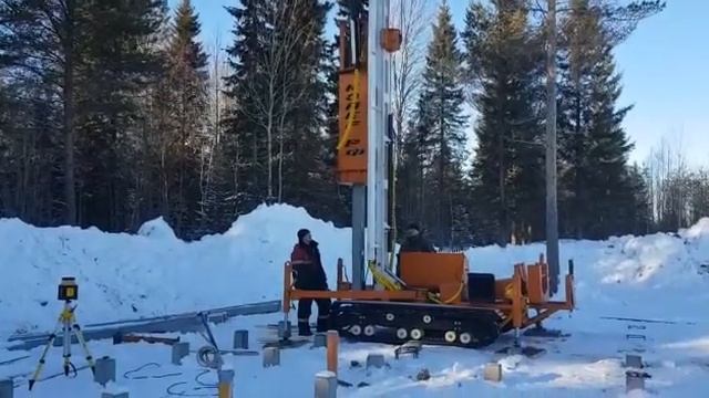 Сваебойная установка в Архангельске смотреть онлайн