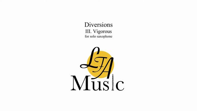 Diversions (for solo saxophone) смотреть онлайн