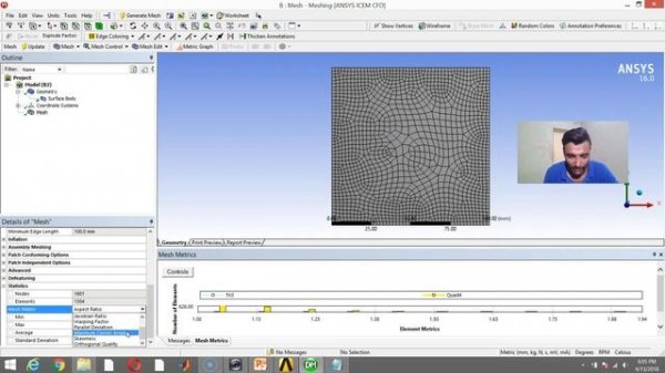 How to Check Mesh Quality in Ansys Meshing || Skewness || Orthogonality || Lec 19