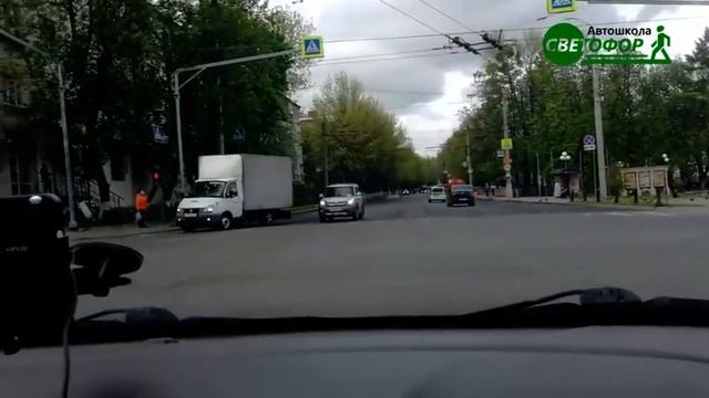 Как улучшить навыки вождения. Едем по Владимиру. смотреть онлайн