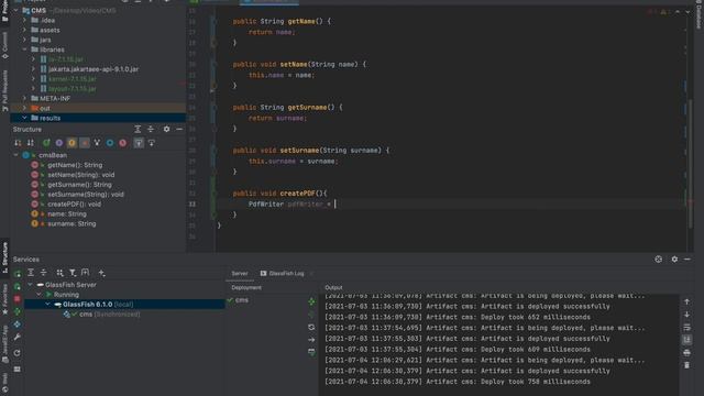 How to make PDF with itext7 and JSF without Maven смотреть онлайн