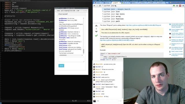 Facebook API Scripting w/ Python смотреть онлайн