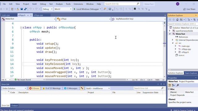 Adding OpenFrameworks Projects To Git In Visual Studio смотреть онлайн