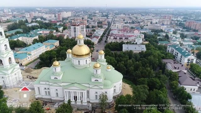 Пенза (аэросъемка центра города)/Penza (aerial view of the city center) смотреть онлайн