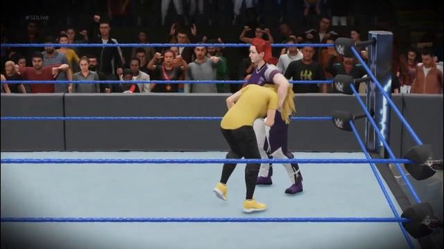 WWE SMACKDOWN. 16 Elimination. 1 Lap. 5 Fight. Annet MacGinnes vs. The Blade of Pain смотреть онлайн