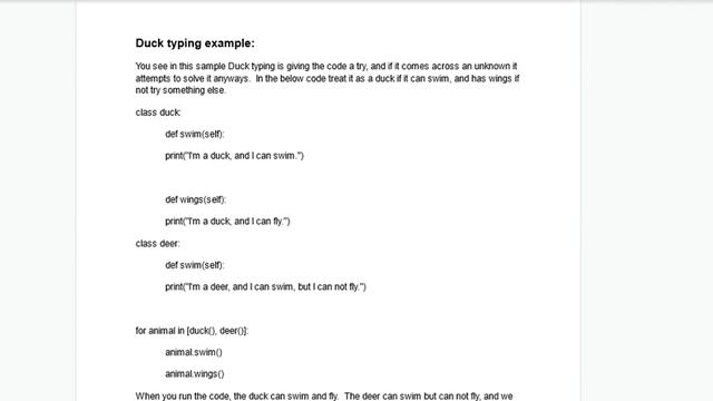 Duck Typing in Python смотреть онлайн