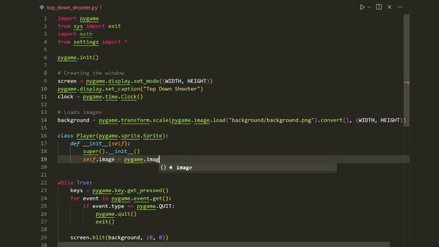 Pygame Top Down Shooter Tutorial in Python #1 – Setup & Player Movement смотреть онлайн