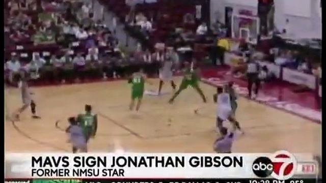 Mavs ink Jonathan Gibson, former NMSU star смотреть онлайн
