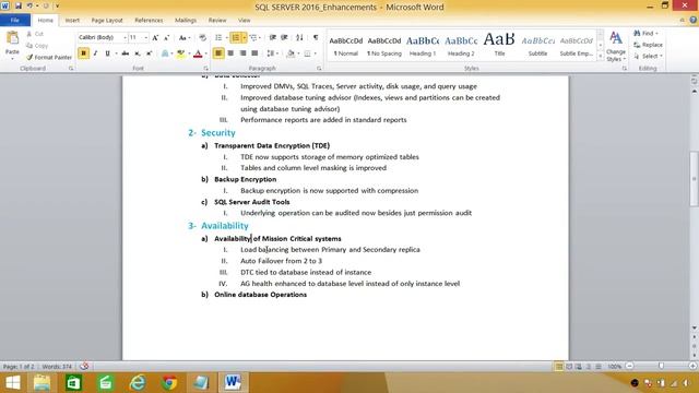 What's Enhanced in SQL Server 2016 from SQL Server 2014 смотреть онлайн