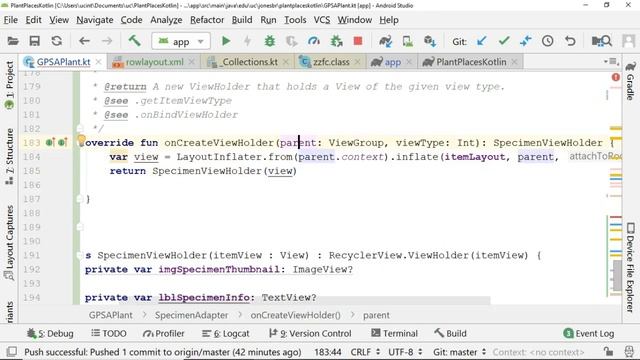 RecyclerView in Kotlin: Example with Source Code смотреть онлайн