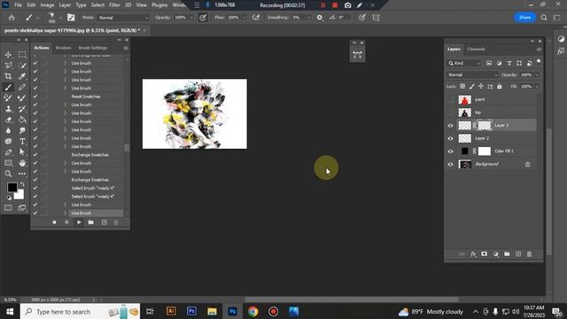 Real Watercolor Art Photoshop Action смотреть онлайн