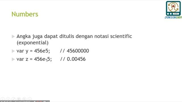 Mengenal Tipe Data String - Number - Boolean - Array - Object | Tutorial Javascript (part 4) смотреть онлайн