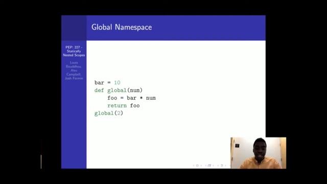 Python Enhancement Proposal 227 смотреть онлайн