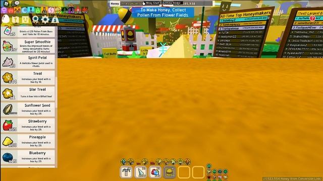 Как быстро 50 Precise Bee убьют краба в Bee Swarm Simulator смотреть онлайн