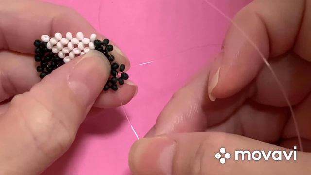 1 часть Французский Бульдог#амигурумиизбисера верх головы автор фото https://t.me/af_beads #рек смотреть онлайн