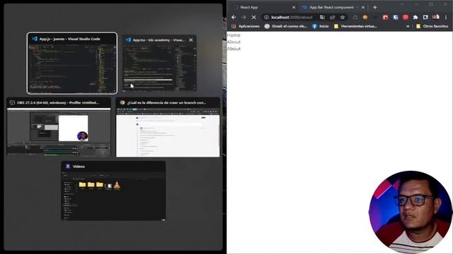 Pair programming como crear layout en javascript y react js tutorial | Luisito Habla смотреть онлайн