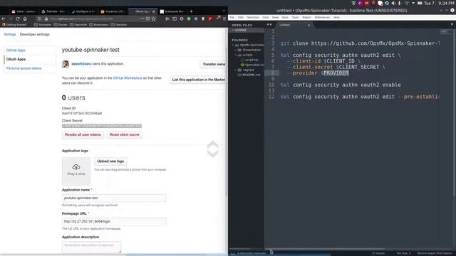 Spinnaker - GitHub OAuth Authentication смотреть онлайн