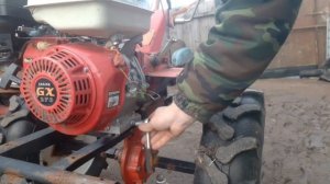 замена масла в мотоблоке