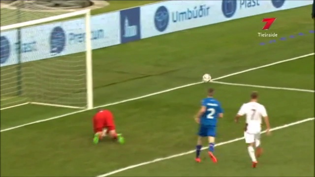Iceland 2-2 Latvia (Euro Qualifying 2016) смотреть онлайн