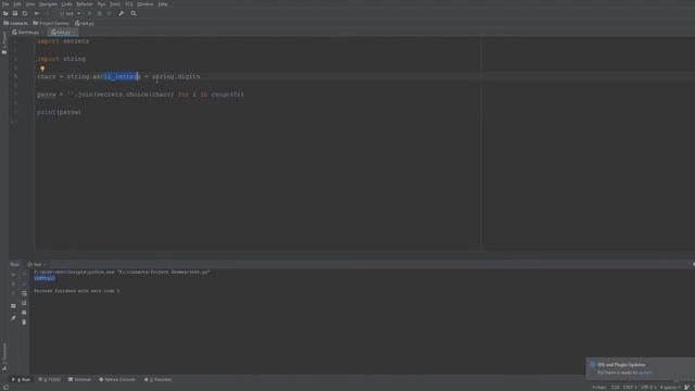Модуль Secrets в Python смотреть онлайн