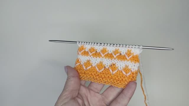 Ажурный узор "Цветочки" смотреть онлайн