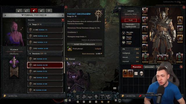 Diablo 4 - OKULTYSTA - Omówienie NPC - Aspekty, Pieczęcie, Zaklinanie смотреть онлайн