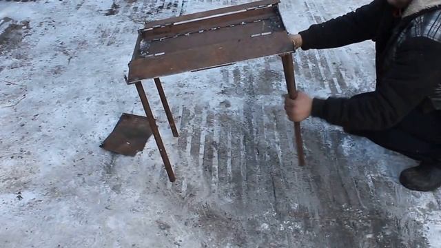 Разборный мангал своими руками . смотреть онлайн