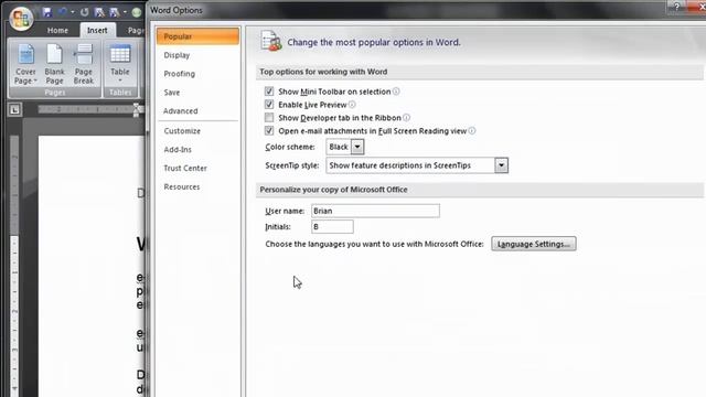 Microsoft Office 2007 Security Settings смотреть онлайн