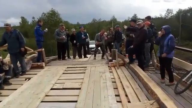 Открытие отремонтированного моста/ www.serovglobus.ru смотреть онлайн