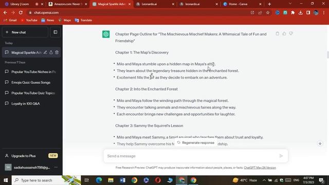 How To Make Passive Income With Chat GPT And Leonardo Ai I Amazon I Kids Storybook I Video # 3