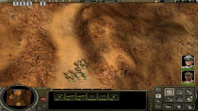 Codename: Panzers, Phase Two. Axis mission 2 "Mersa Brega" [HD 1080p 60fps] смотреть онлайн