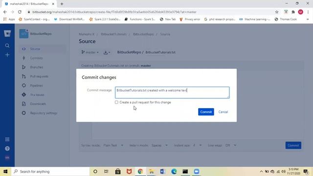 BitBucket Tutotials | Add new file and modify the file in Bitbucket Repository | Udemy Course смотреть онлайн