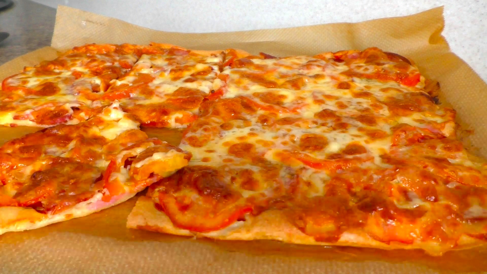 Быстрая ПИЦЦА за 15 минут в духовке, тесто для пиццы за 5 минут смотреть онлайн