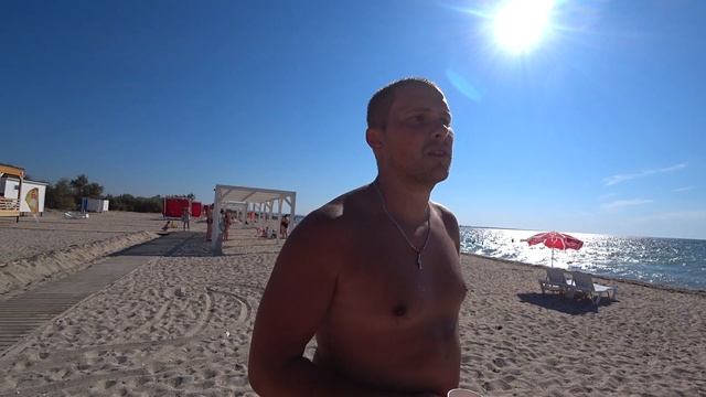 МЕЖВОДНОЕ КРЫМ .пляж АЛЫЕ ПАРУСА. смотреть онлайн