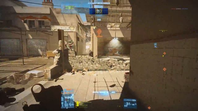 Battlefield 3 Conquest Talah Market An-94 Gameplay смотреть онлайн