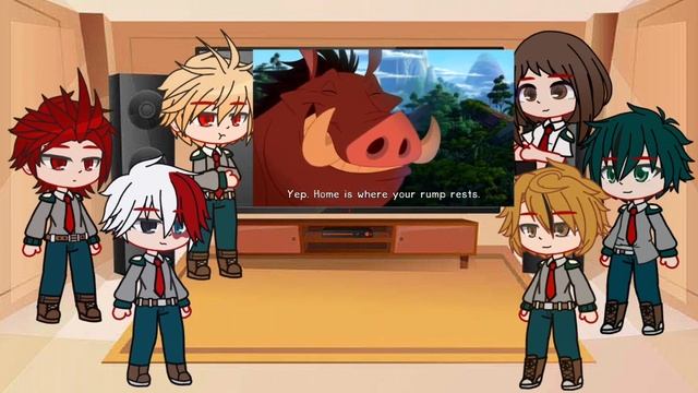 mha react to Disney songs •part2• hakuna matata / lion king смотреть онлайн