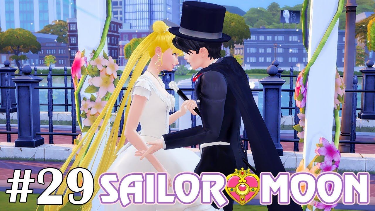 Свадьба - The Sims 4 - Sailor Moon #29 смотреть онлайн