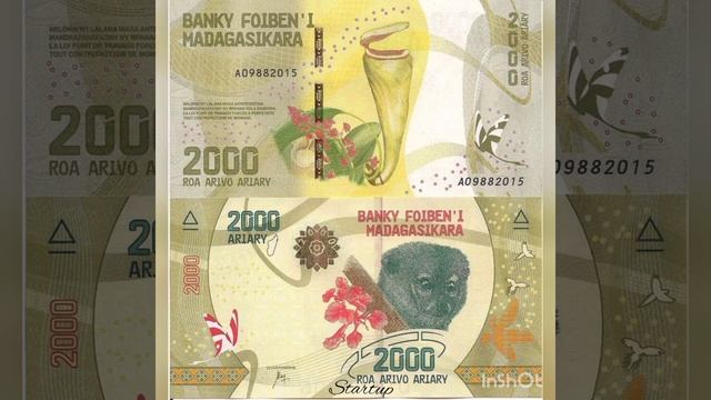 Банкноты мира.Banknotes of the world. Банкноты Мадагаскара.Нумизматика.Нумизмат.Банкноты.Startup-159 смотреть онлайн