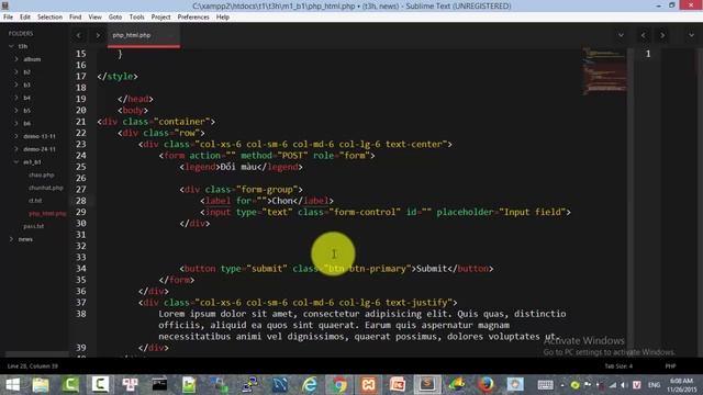 Trang web động với php - đổi màu nền của div смотреть онлайн