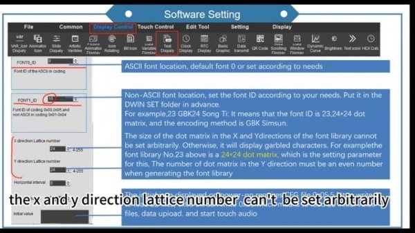 How to get unicode font display | DWIN DGUS tutorial
