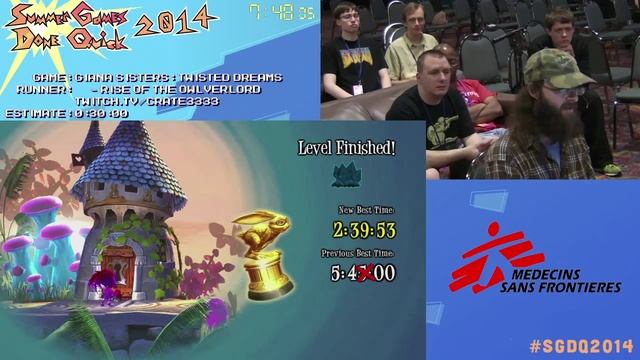 Giana Sisters: Twisted Dreams - Rise Of The Owlverlord by crate in 15:50 - SGDQ2014 - Part 75 смотреть онлайн