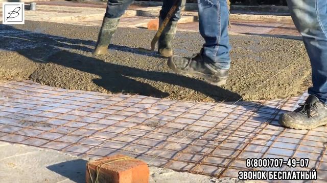 Строительство домов в Анапе. Заливаем полы первого этажа. х.Песчанный смотреть онлайн