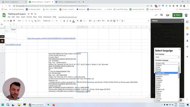 How to Insert PDFs or Images In Google Sheets, OCR Text from Invoices and More with FileDrop смотреть онлайн