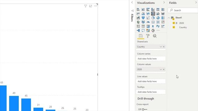 Display percentage and numbers in one power bi graph | Power BI Tutorial for beginners in hindi смотреть онлайн