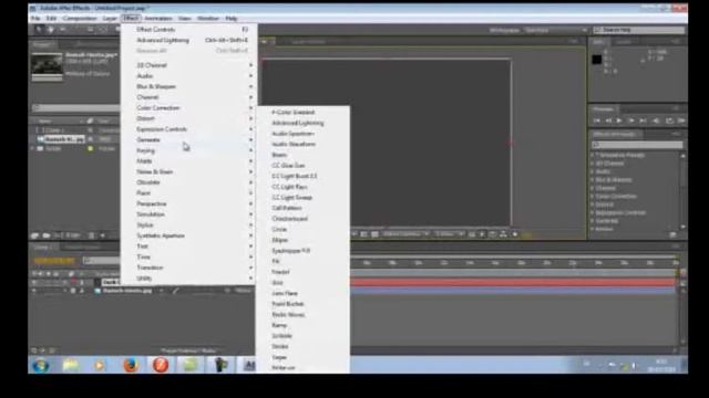 Adobe After Effect CS 6 Simple Lightning Effect смотреть онлайн